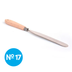 Espatula Profesional De Acero Inoxidable Nª 17