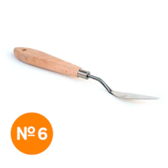 Espatula Profesional De Acero Inoxidable Nª 6
