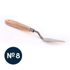 Espatula Profesional De Acero Inoxidable Nª 8