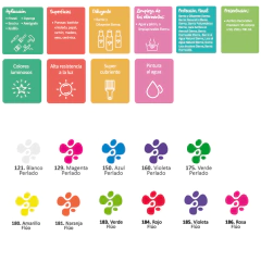 Acrilico Decorativo Eterna Perlados Y Fluo De 50ml X11 - comprar online