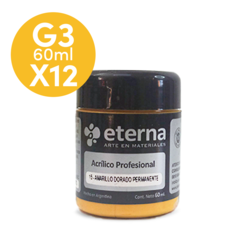 Acrilico Profesional Eterna 60ml Grupo 3 x12
