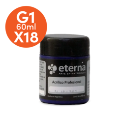Acrilico Profesional Eterna 60ml Grupo 1 x18