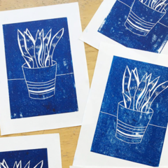 Tinta Al Agua GRABADO XILOGRAFIA ESSDEE 300cc Azul - comprar online
