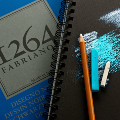 Block Fabriano 1264 Black A3 200g x 40 Hojas en internet