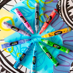 Marcador Acrilico Alba M Doble Punta 10 Unidadades en internet