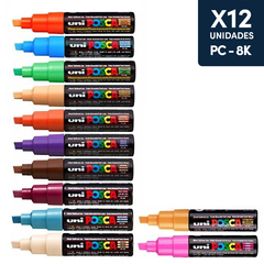 Posca Pc-8k Pta, Chanfle X 12 Unidades