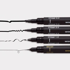 Uni Pin Microfibra Set Lettering X7 Unidades + Block Canson en internet