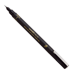 Uni Pin Microfibra Pigmentada Permanente Fina Brush Draw