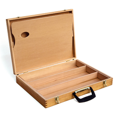 Valija De Pintor Lustrada Con Paleta - comprar online