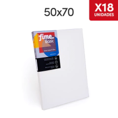 Bastidor Entelado Fime Linea Basic 50x70 18 Unidades