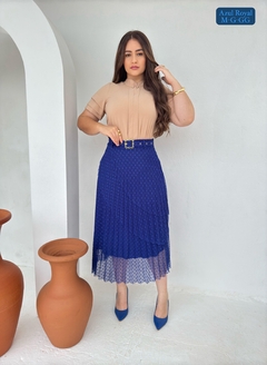 Saia camada tuleazul royal 189 - comprar online