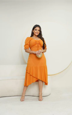 vestido terracota 0109 - comprar online