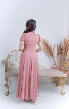 vestido longo Belinda rosa 017 - comprar online