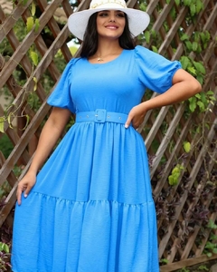 vestido a azul claro mid 45 na internet