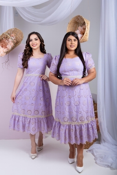 Vestido ybera lilás 097