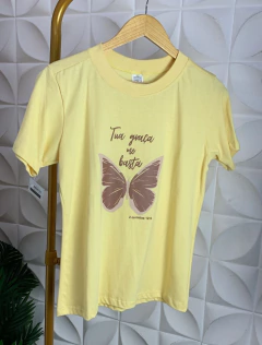 t shirt minha Graça ti basta amarela algodão 0361 na internet