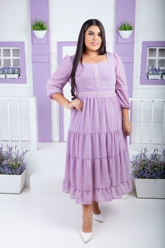 Vestido manuela lilás 085 na internet