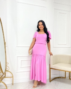 Vestido Max Mid Rosa claro090 na internet