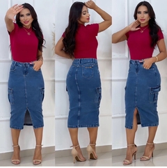 Saia jeans Mid 245 - comprar online