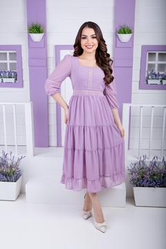 Vestido manuela lilás 085 na internet