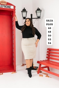 Saia jeans cru plus sise 0167 - comprar online