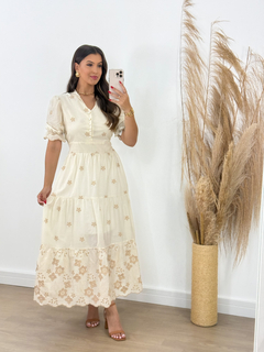 vestido lese bordado NUDE 067 - comprar online