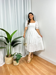 vestido lese branco 099 - comprar online