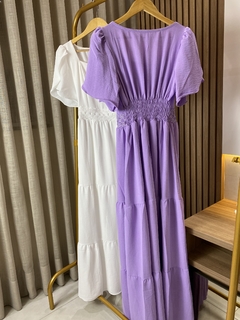 vestido longo duna branco cod 373 - loja online
