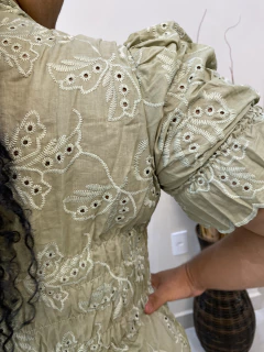Vestido plus sise lese verde 124 na internet