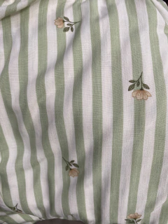 Blusa viscolinho listrada flor 0448 na internet