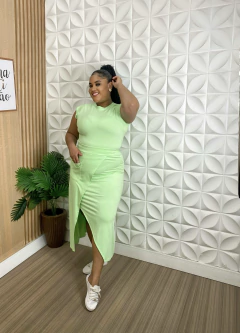 Conjunto moletinho verde bebe 0180 - comprar online