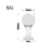 Plug Anal de Silicone Transparente Homo Modern