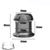 Plug Anal Oco Dilatador com Rolha Translúcido - comprar online