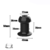 Plug Anal Oco Dilatador com Rolha Translúcido - Modern Sex Shop | Brinquedos Eróticos Exclusivos