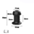 Plug Anal Oco Dilatador com Rolha Translúcido - comprar online