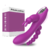 Vibrador Rabbit Estimulador de Clitóris, Ponto G e Ânus HiWup