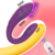 Vibrador Estimulador Duplo Controle Remoto Sem Fio HiWup - comprar online