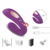 Vibrador Estimulador Duplo Controle Remoto Sem Fio HiWup - Modern Sex Shop | Brinquedos Eróticos Exclusivos