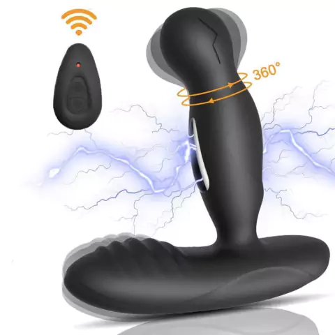 Plug Anal Massageador de Próstata Pulso de Choque Elétrico Levett