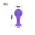 Plug Anal de Silicone Transparente Homo Modern - loja online