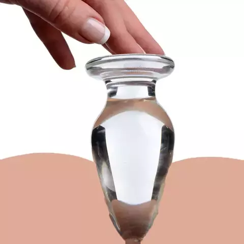 Plug Anal de Vidro Transparente Multiway