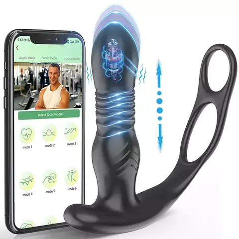 Plug Anal e Anel Peniano Modern Nine Vibro