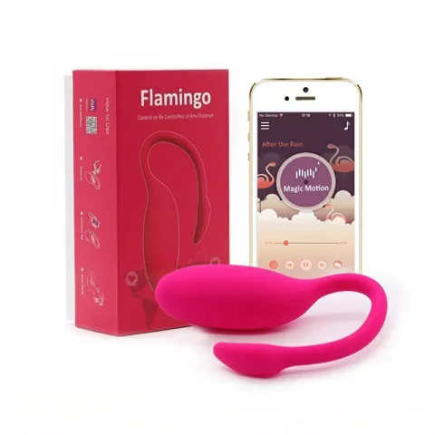 Vibrador Estimulador de Clitóris Sem Fio Flamingo