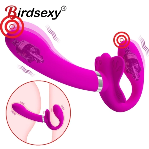 Vibrador Duplo Borboleta Birdsexy
