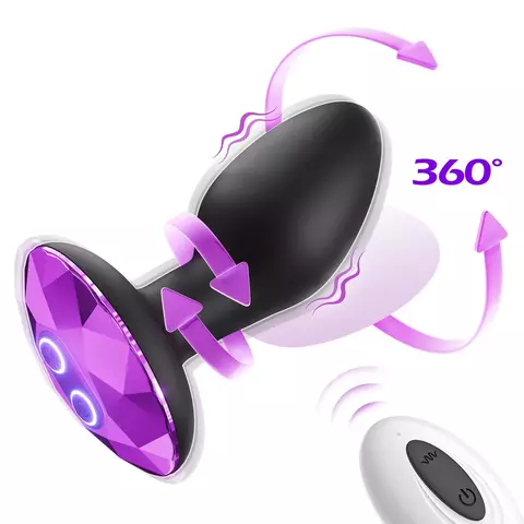 Plug Anal Vibrador e Massageador de Próstata Sem Fio Modern