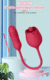 Imagem do Vibrador Sugador 2 em 1 Ponto G Rose Flower