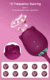 Vibrador Sugador 2 em 1 Ponto G Rose Flower - loja online