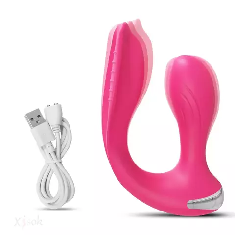Vibrador e Plug Anal Conection Duplo Prazer Modern