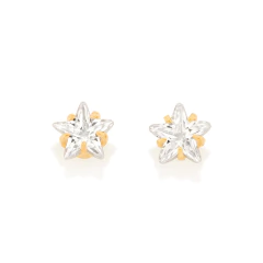 Imagem do Brinco Infantil Rommanel com Zirconias Estrela 524224