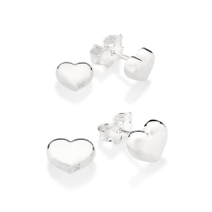 Kit Brinco Com Coracoes Lisos.Med 0,60 Cm X 0,70 Cm / 0,70 Cm X 0,90 Cm